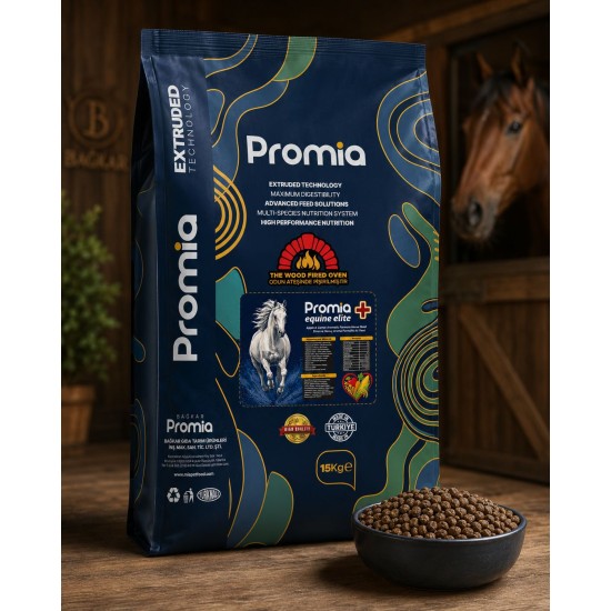 Promia Equine Elite+  Yetişkin Atlar İçin Extrude Yem